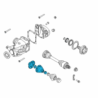 OEM 2006 BMW M6 Repair Kit Bellows, Exterior Diagram - 33-20-2-283-069