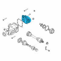 OEM 2006 BMW 530xi Transmission Cover Diagram - 33-11-7-528-319