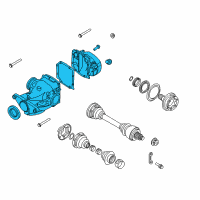 OEM 2007 BMW 530i Differential Diagram - 33-10-7-560-592