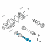 OEM 2006 BMW M6 Repair Kit Bellows, Interior Diagram - 33-20-2-283-068