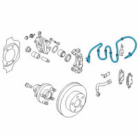 OEM 2017 Infiniti QX70 Sensor Assembly-Anti SKID, Front Diagram - 47910-1WW0B