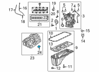 OEM 2020 Ram 1500 Seal-Intake Manifold Diagram - 4627590AA