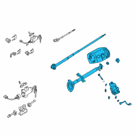 OEM 2003 Nissan Frontier Column Steering ABSORBER Diagram - 48805-9Z315