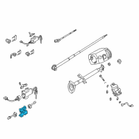 OEM 2002 Nissan Frontier Switch Housing Diagram - 25567-5M000