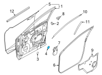 Genuine Body Mount Hole Plug diagram