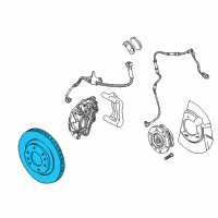 OEM 2006 Chevrolet Trailblazer Rotor Diagram - 15294772