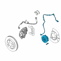 OEM GMC Envoy XUV Hub & Bearing Diagram - 19259798