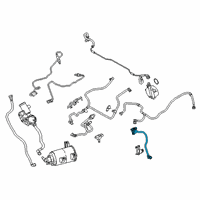 OEM 2020 BMW M8 Gran Coupe Fuel Tank Ventilation Valve With Pipe Diagram - 13-90-7-852-338