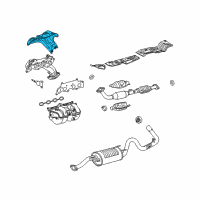 OEM 2015 Toyota Tacoma Manifold Cover Diagram - 17167-75160