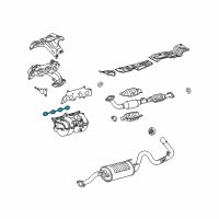 OEM 2007 Toyota Tacoma Manifold Gasket Diagram - 17177-75040