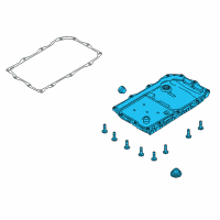 OEM Jeep Pan-Transmission Oil Diagram - 68225344AA