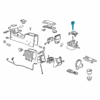 OEM 2004 Chevrolet Malibu Shift Knob Diagram - 22702999