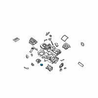 OEM Nissan Xterra Resistance Assembly-Heater Diagram - 27150-5Z000
