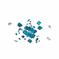 OEM Infiniti QX56 Heating Unit-Front Diagram - 27110-ZC300