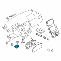 OEM 2011 Lincoln MKX Headlamp Switch Diagram - BA1Z-11654-AA