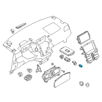 OEM 2012 Lincoln MKX Power Switch Diagram - BA1Z-10B776-AA