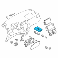 OEM 2015 Lincoln MKX Dash Control Unit Diagram - EA1Z-19980-D