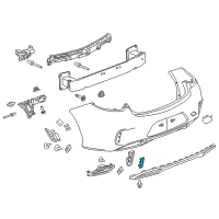 OEM Buick Reflector Diagram - 39086698