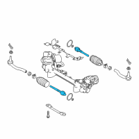 OEM Infiniti Q60 Socket Kit - Tie Rod, Inner Diagram - D8521-5CA0A