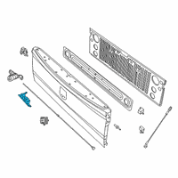 OEM 2022 Ram 3500 Handle-TAILGATE Diagram - 6RN79JSCAA