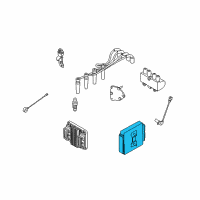 OEM 2004 Chevrolet Aveo Module Asm, Trans Control Diagram - 96423611