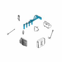 OEM 2010 Chevrolet Aveo Cable Set Diagram - 96497773