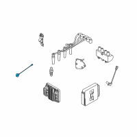 OEM Chevrolet Aveo5 Knock Sensor Diagram - 96253545