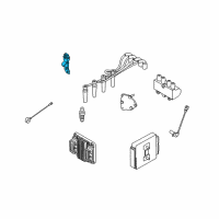 OEM 2008 Chevrolet Aveo5 Camshaft Sensor Diagram - 96253544