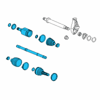 OEM 2015 Chevrolet Trax Axle Assembly Diagram - 94522003