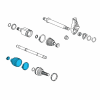 OEM Chevrolet Trax Outer Boot Diagram - 95908465