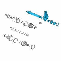 OEM 2015 Buick Encore Intermed Shaft Diagram - 23124157