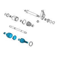 OEM 2017 Chevrolet Trax Outer Joint Diagram - 95908459