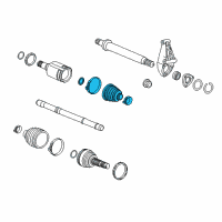 OEM 2019 Chevrolet Trax Inner Boot Diagram - 95908491