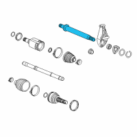 OEM 2013 Buick Encore Intermed Shaft Diagram - 23124158