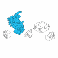 OEM 2022 Hyundai Ioniq Air Bag Clock Spring Contact Assembly Diagram - 93490-G7120