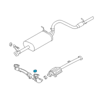 OEM 2002 Chevrolet Tracker Seal, Exhaust Manifold Pipe Diagram - 30015624
