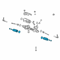 OEM Chevrolet Volt Boot Kit Diagram - 13464345