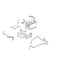 OEM Chevrolet Hose, Battery Vent Diagram - 10344851