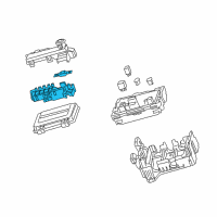 OEM 2015 Cadillac ATS Fuse Box Diagram - 23122140