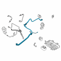 OEM 2011 Ford Fusion Connector Tube Diagram - AE5Z-9J285-F