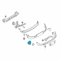 OEM BMW 325xi Painted Ultrasonic Transducer Diagram - 66-20-2-180-146