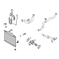 OEM Toyota Drain Plug Diagram - 16417-WB001