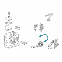 OEM 2016 Buick Regal Lower Oxygen Sensor Diagram - 12656543