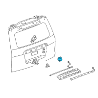 OEM 2017 Cadillac Escalade Module Diagram - 23460553