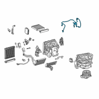 OEM 2015 Toyota 4Runner Harness Diagram - 82212-60161