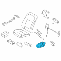 OEM 2015 BMW 740Ld xDrive Seat Adjustment Switch, Right Diagram - 61-31-9-163-281