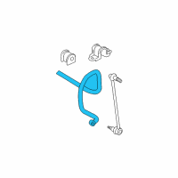 OEM 2010 Toyota Avalon Stabilizer Bar Diagram - 48811-07021