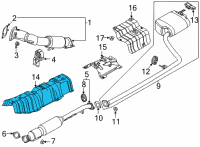 OEM 2021 Hyundai Sonata Protector-Heat Diagram - 28788-L5000