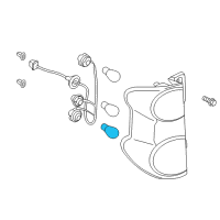 OEM Nissan Bulb Diagram - 26717-9B91E