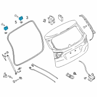 OEM 2018 Ford C-Max Hinge Diagram - CP9Z-5842900-A